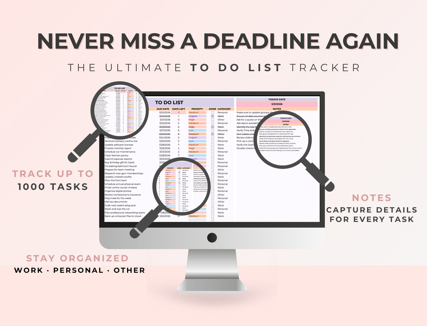 Task Tracker Spreadsheet Google Sheets Template, MRR & PLR Resell Rights Boundless PLR