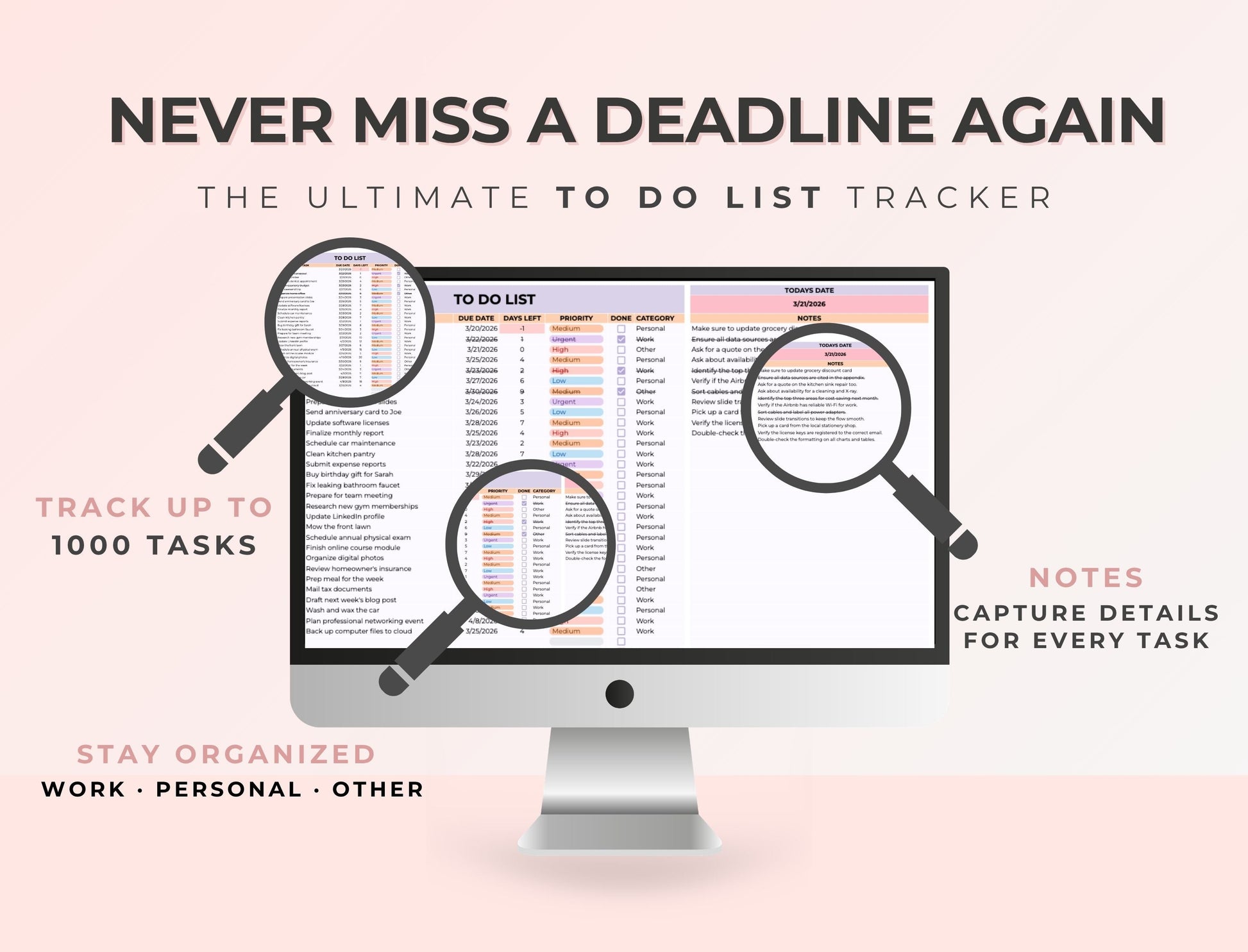 Task Tracker Spreadsheet Google Sheets Template, MRR & PLR Resell Rights Boundless PLR