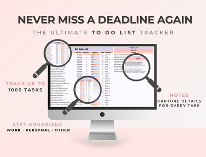 Task Tracker Spreadsheet Google Sheets Template, MRR & PLR Resell Rights Boundless PLR
