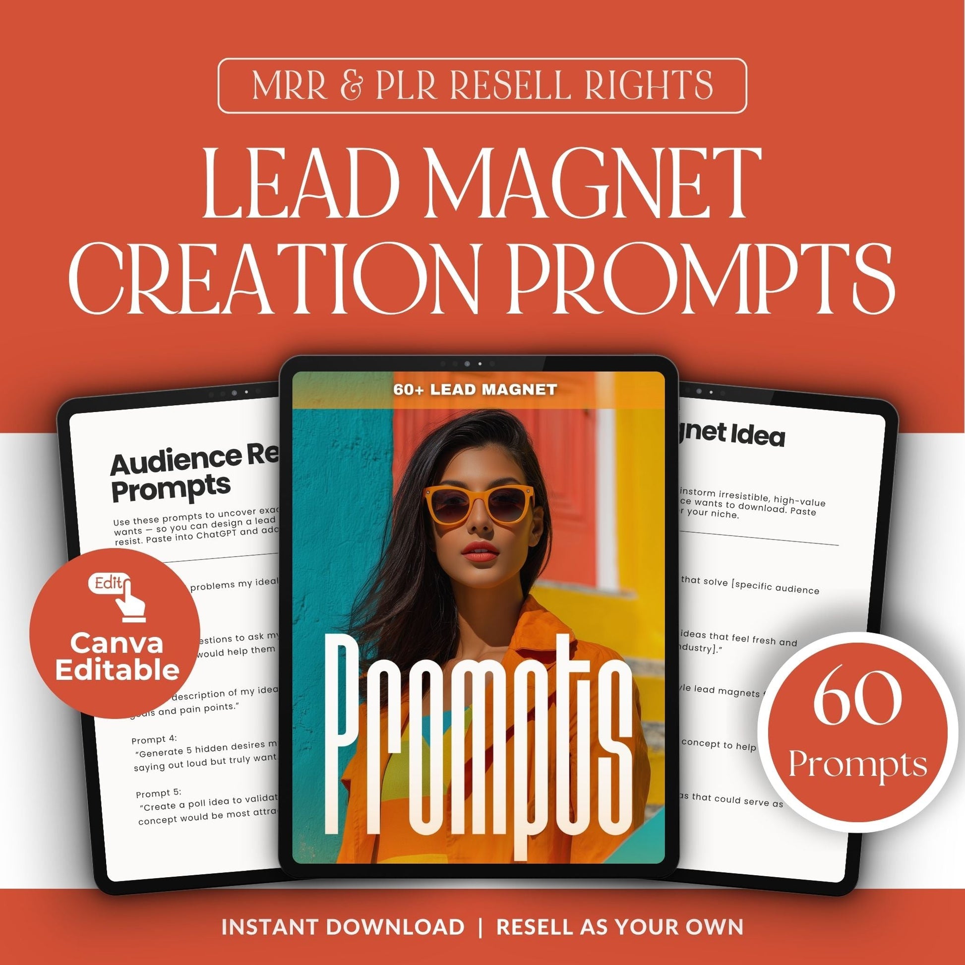 The Content Creator's Ebook Template Bundle | 7 Canva Ebook & Workbook Templates | MRR PLR Resell Rights | Digital Product Sellers Coaches Creators Boundless PLR