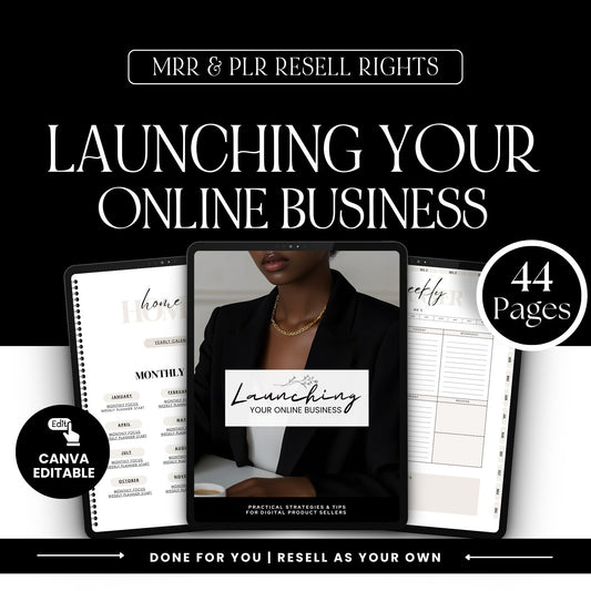 Growing Your Online Business: Proven Strategies to Scale & Sell Digital Products | Includes MRR & PLR Resell Rights