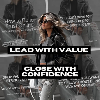 Conversion Queen Carousel Pack – 94 Editable Canva Instagram Templates with PLR & MRR Resell Rights Boundless PLR