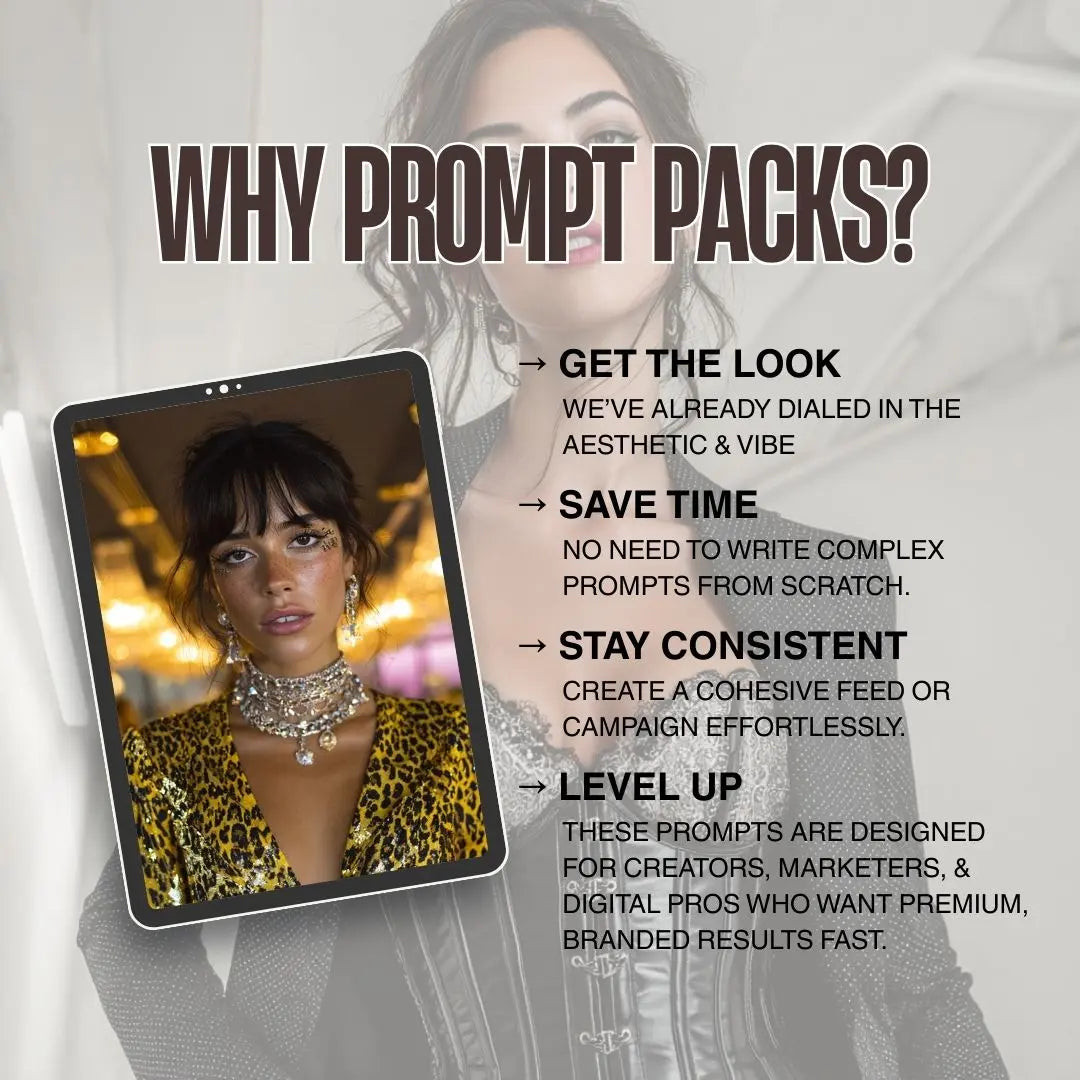 Icon Energy Prompt Pack — Canva Editable AI Photography Prompts with PLR & MRR Rights Boundless PLR