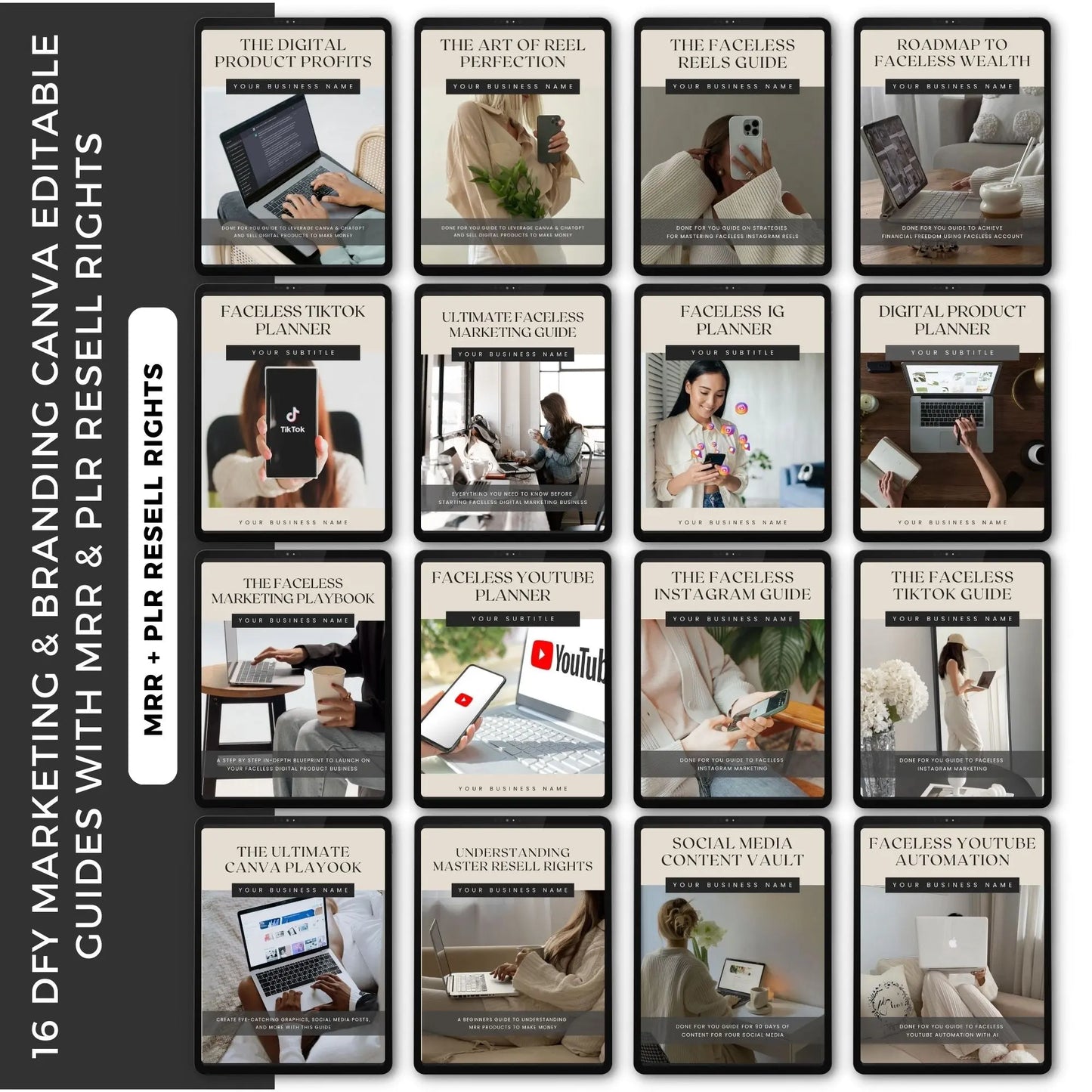 Simply Passive Digital Marketing Course with Master Resell Rights (MRR) & Private Label Rights (PLR) MRR PLR Courses to Sell