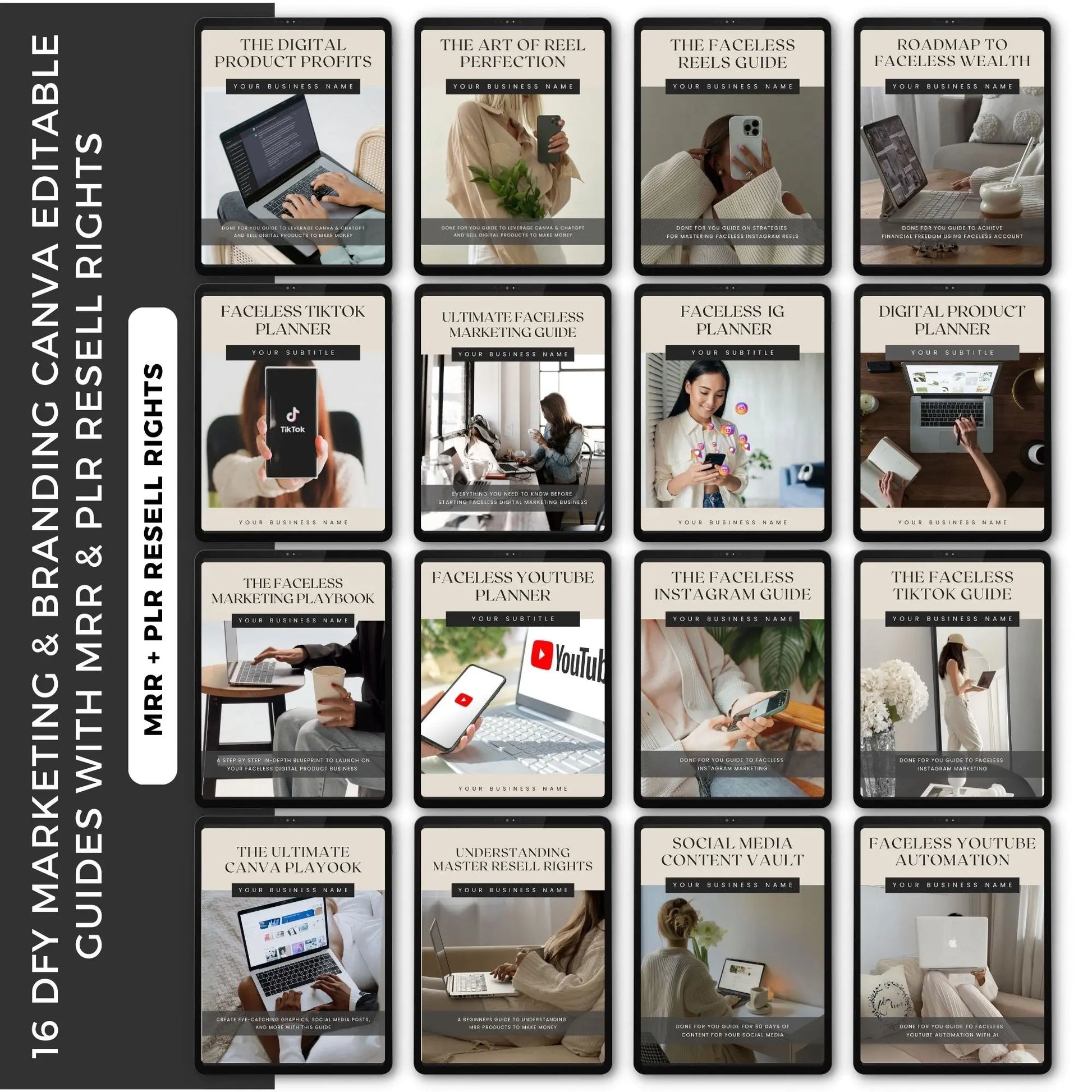 Simply Passive Digital Marketing Course with Master Resell Rights (MRR) & Private Label Rights (PLR) MRR PLR Courses to Sell