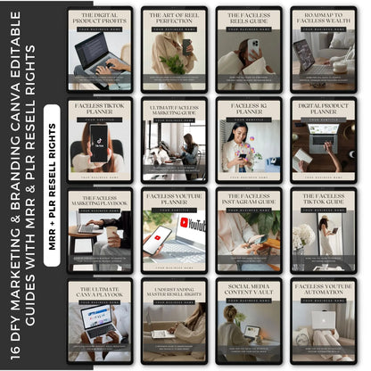 Simply Passive Digital Marketing Course with Master Resell Rights (MRR) & Private Label Rights (PLR) MRR PLR Courses to Sell