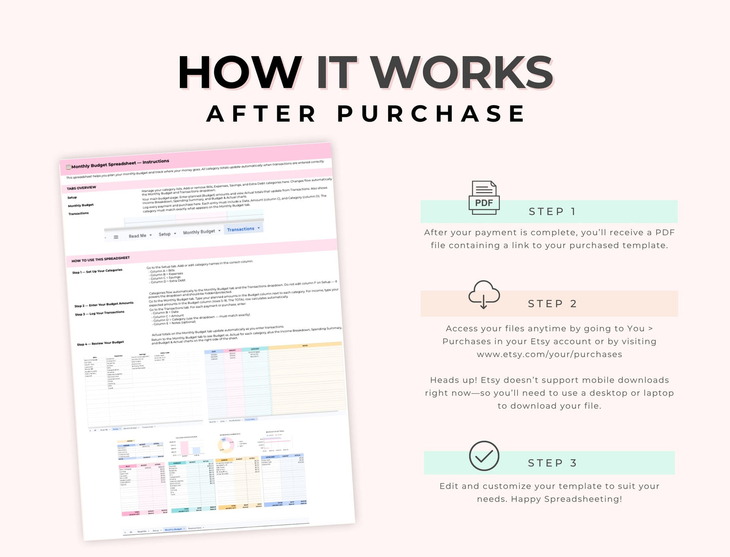 Google Sheets PLR Template, Starter Monthly Budget Spreadsheet, Budget Planner, MRR PLR Resell Rights Boundless PLR