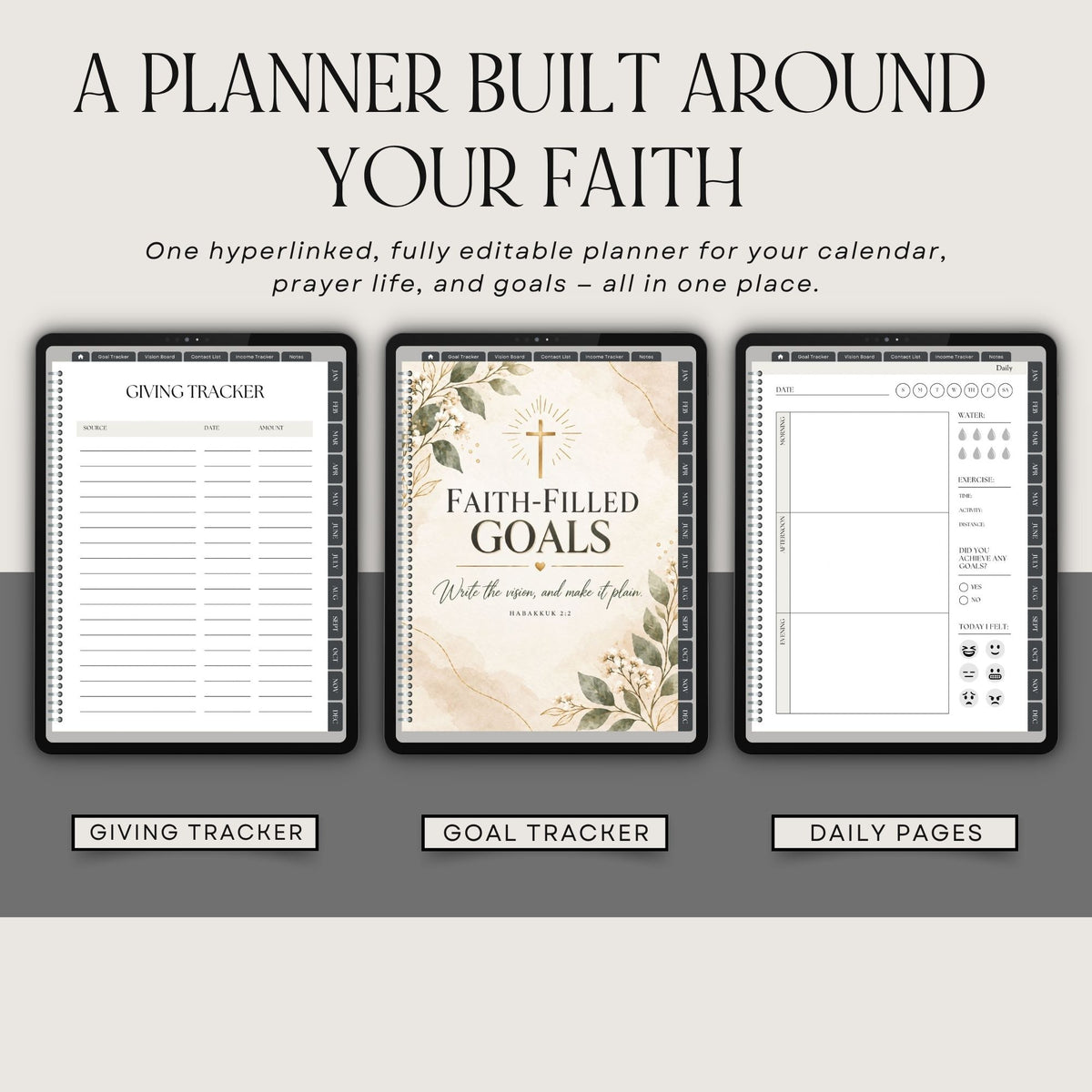 2027 Christian Planner – Canva Template with PLR & MRR Resell Rights