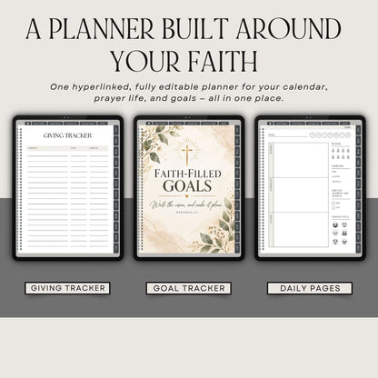 2027 Christian Planner – Canva Template with PLR & MRR Resell Rights
