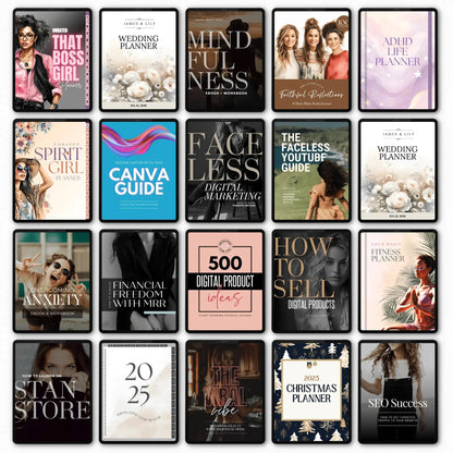 Digital Planner Mega Vault – 50+ PLR Digital Planners Bundle, Journals & Guides with MRR & PLR Resell Rights - Boundless PLR
