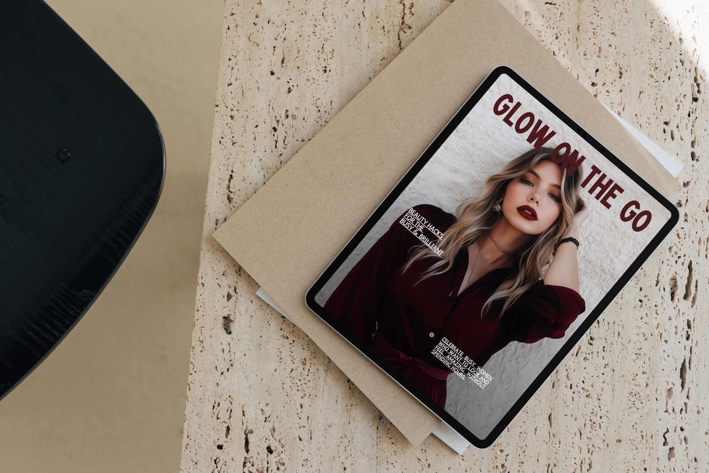 Glow On The Go – Canva Ebook Template (Beauty & Confidence Guide, MRR + PLR)