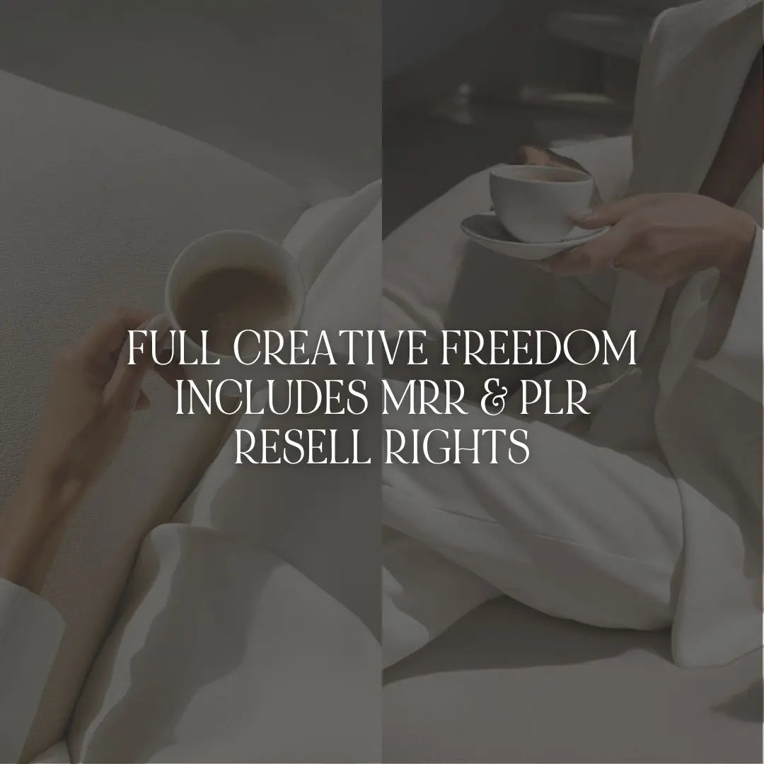 The Minimal CEO: 60 Luxury AI Stock Images with PLR & MRR | Boundless PLR Boundless PLR