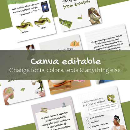 Matcha Instagram Carousel Templates for Canva + MRR & PLR Resell Rights Boundless PLR