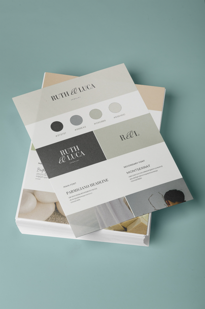 Canva Brand Board Template Kit, Logo, Color Palette, Font Pairing (MRR PLR, 3 Bonuses)