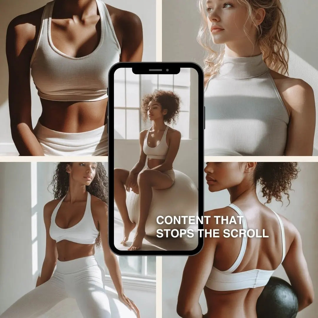 Yoga Flow | 60+ Mindful AI Stock Images for Fitness Brands, Coaches & Digital Creators (Includes MRR & PLR) Boundless PLR