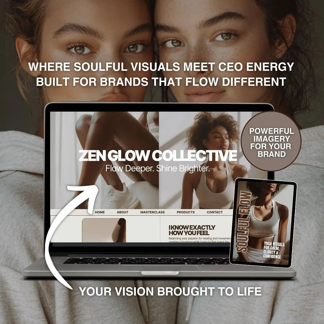 Yoga Flow | 60+ Mindful AI Stock Images for Fitness Brands, Coaches & Digital Creators (Includes MRR & PLR) Boundless PLR