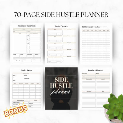Side Hustle Starter Kit | PLR & MRR Digital Product for Entrepreneurs - PLR Instagram Templates - Boundless PLR