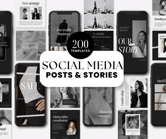 a collage of social media posts and stories