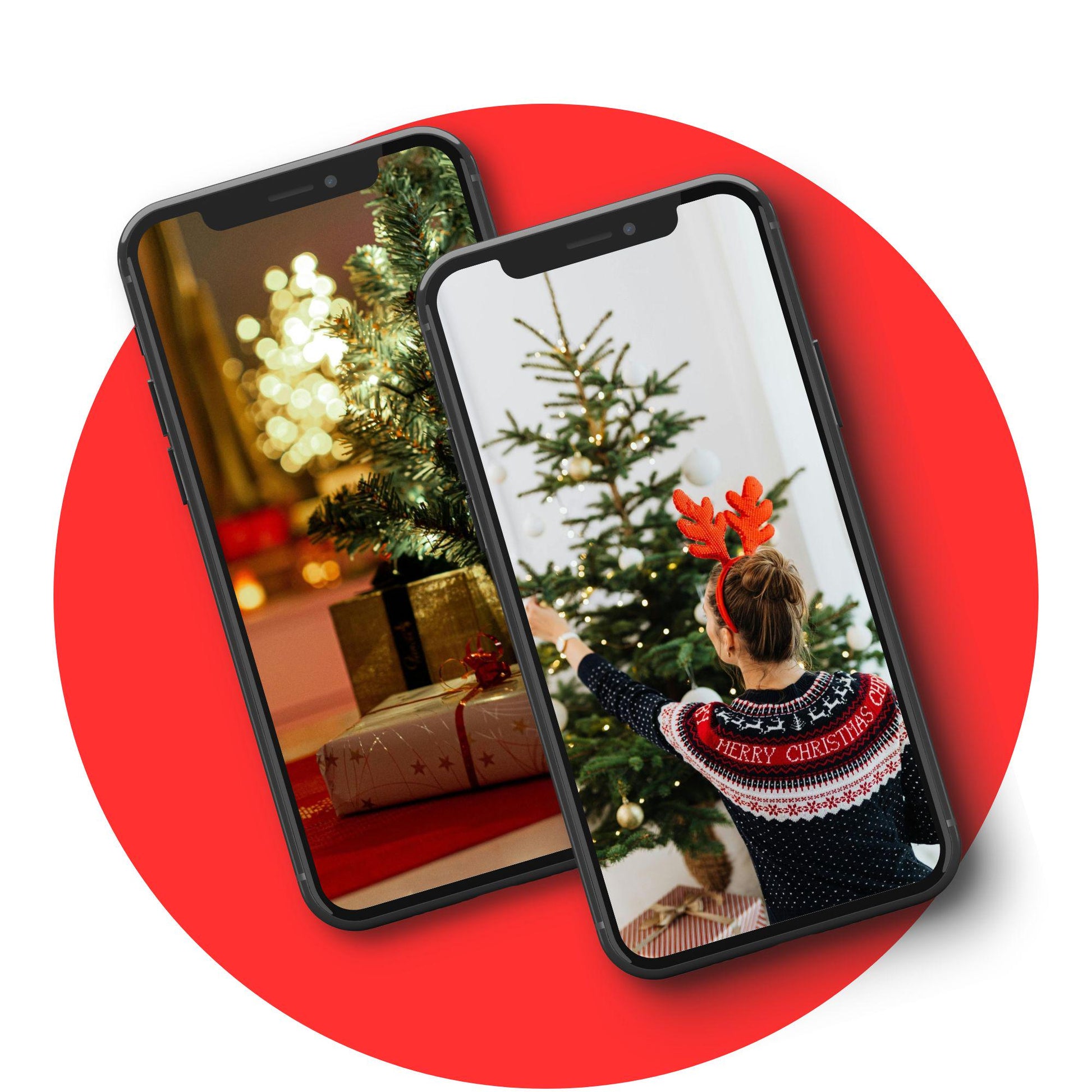 Aesthetic Red Christmas Stock Photos | 350+ PLR & MRR Images - Ai Stock Images - Boundless PLR