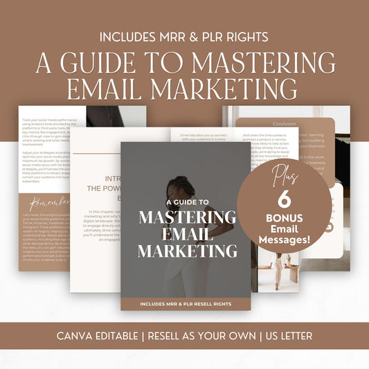 Mastering Your Email List | PLR & MRR Guide with Bonus Email Sequence - MRR Marketing - Boundless PLR