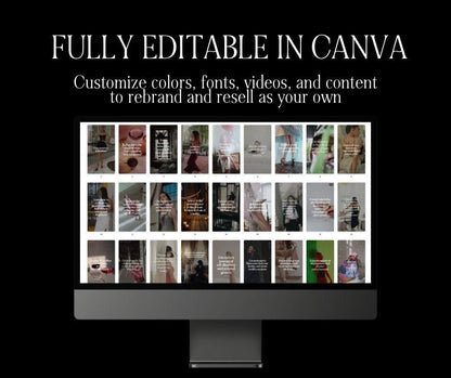 30 Motivational Reels with PLR & MRR | Instagram TikTok Pinterest | Canva Editable Templates - Boundless PLR