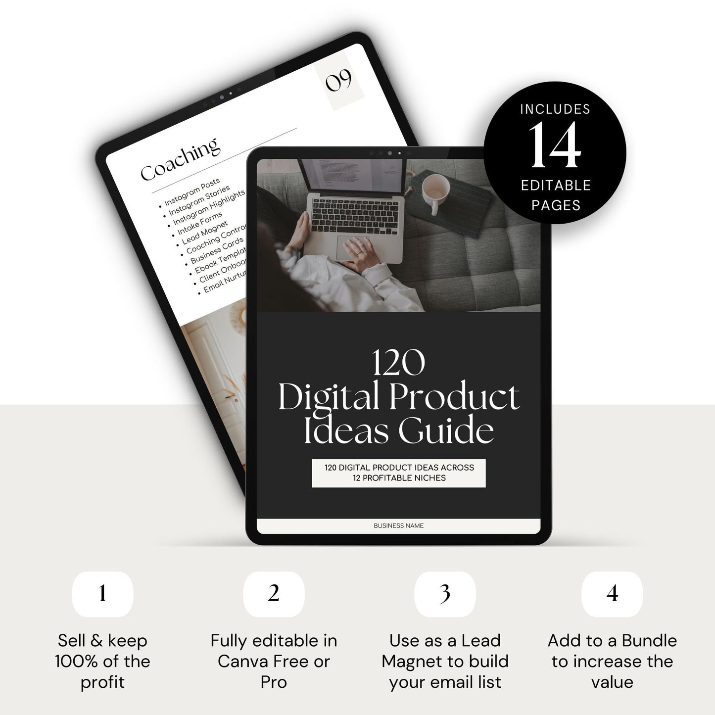120 Digital Product Ideas eBook – Your Ultimate Guide to Profitable Niches
