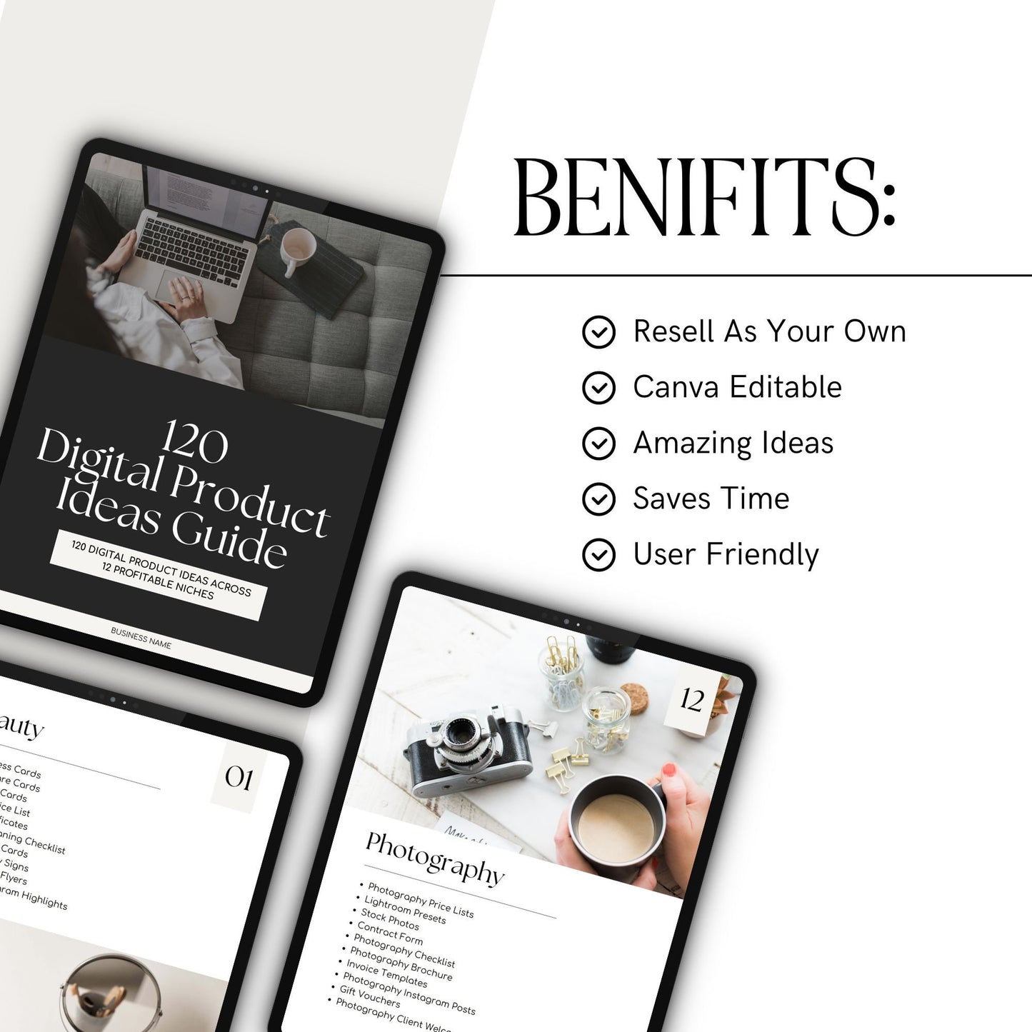 120 Digital Product Ideas eBook – Your Ultimate Guide to Profitable Niches