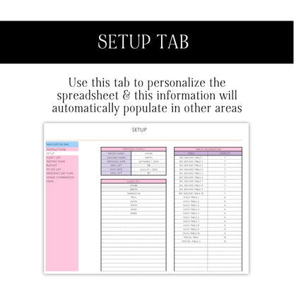 Wedding Planner Spreadsheet with PLR & MRR Licensing - Perfect for Digital Sellers