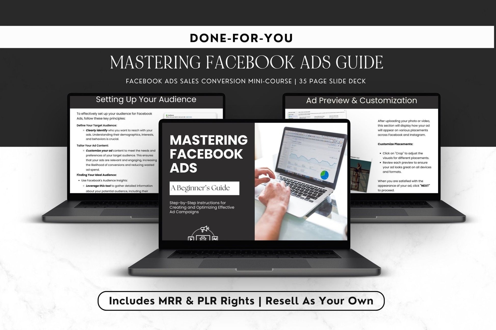 Mastering Facebook Ads: A Beginner's Guide with PLR & MRR - Boundless PLR