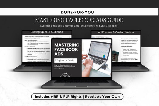 Mastering Facebook Ads: A Beginner's Guide with PLR & MRR - Boundless PLR