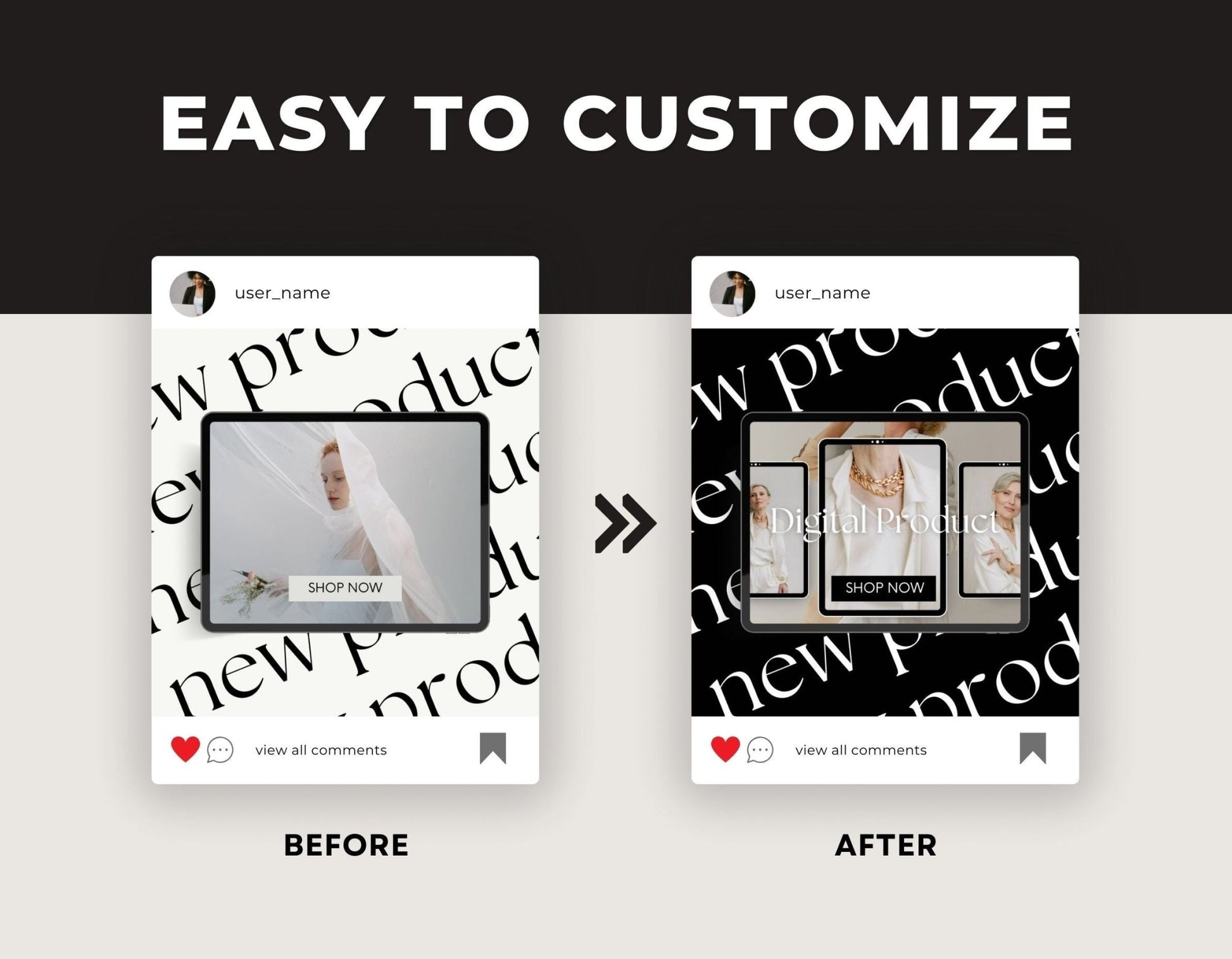 Instagram Post Templates for Digital Product Sellers | PLR + MRR Resell Rights - Boundless PLR