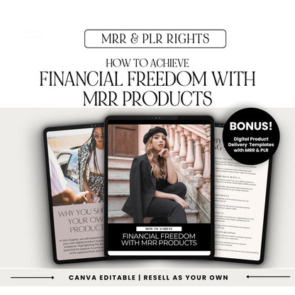 Financial Freedom with Master Resell Rights (MRR) | 39-Page Editable Guide
