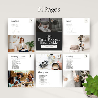 120 Digital Product Ideas eBook – Your Ultimate Guide to Profitable Niches
