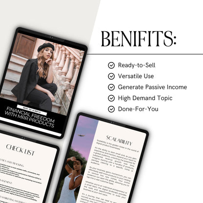 Financial Freedom with Master Resell Rights (MRR) | 39-Page Editable Guide