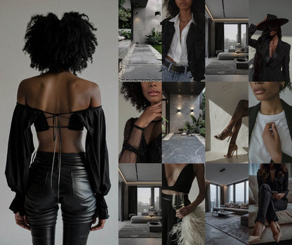 70 Luxury Melanin Faceless AI Stock Images Bundle with MRR & PLR - Boundless PLR