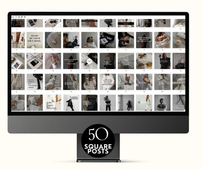 Aesthetic Post & Story Templates Bundle | PLR + MRR Resell Rights - Boundless PLR