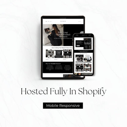 Premium Shopify Digital Product Theme with Bonuses – MRR & PLR Resell Rights