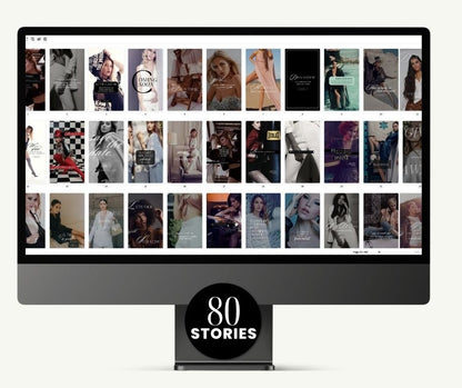 a computer screen with a bunch of pictures on it