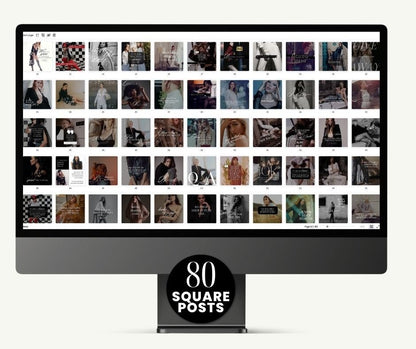 a computer screen with a bunch of pictures on it