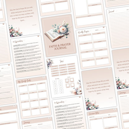 Faith & Prayer Journal with Master Resell Rights (MRR)