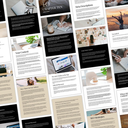 SEO Success Guide eBook – Editable Canva Template with MRR & PLR