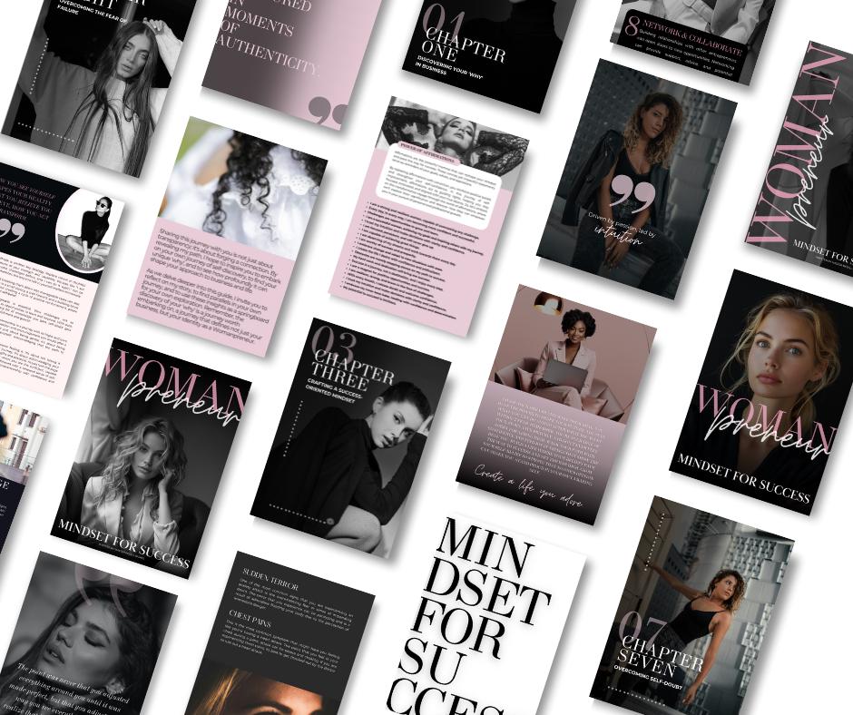 Womanpreneur Mindset for Success | 90-Page Guide with MRR & PLR - Boundless PLR