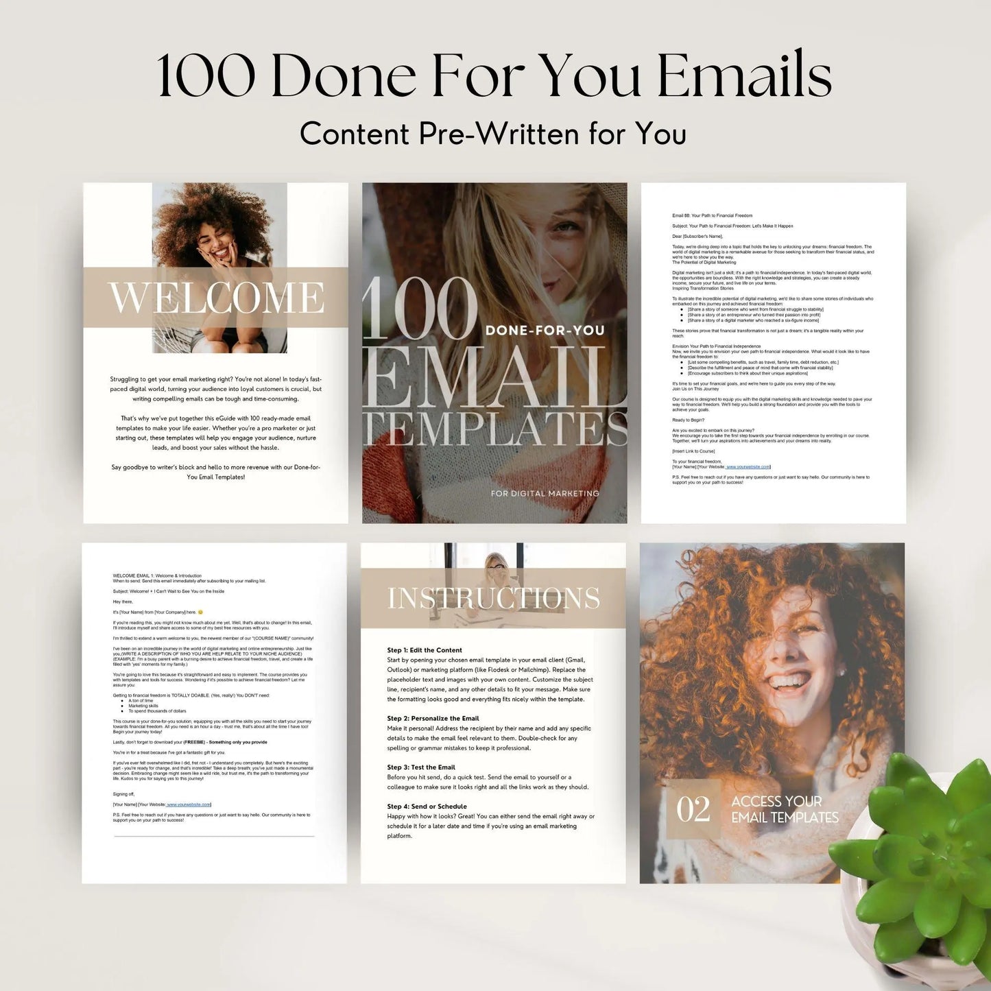 100 Customizable Marketing Emails with MRR & PLR – Boost Engagement & Sales - Boundless PLR