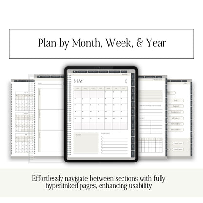 2025 Digital Planner | Canva Editable with MRR & PLR