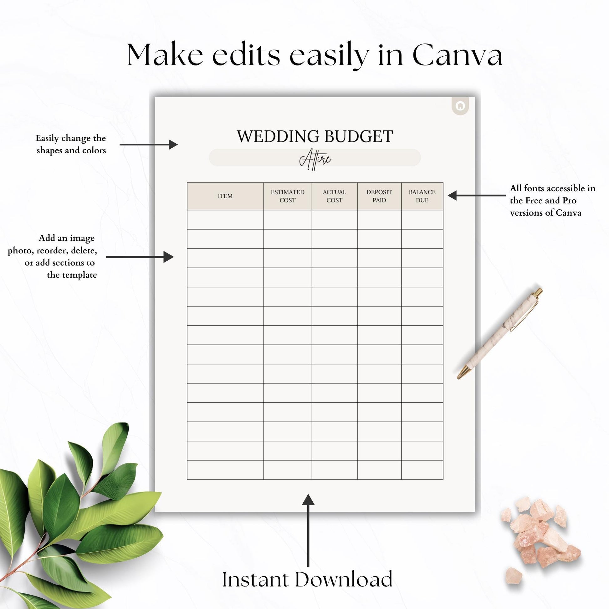 Comprehensive Wedding Planner Template with MRR & PLR for Resellers - Master Resell Rights - Boundless PLR