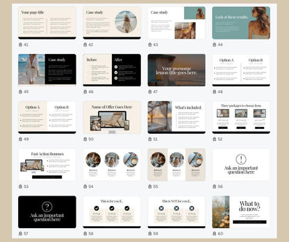 Professional DFY Canva Presentation Template with MRR & PLR - Boundless PLR