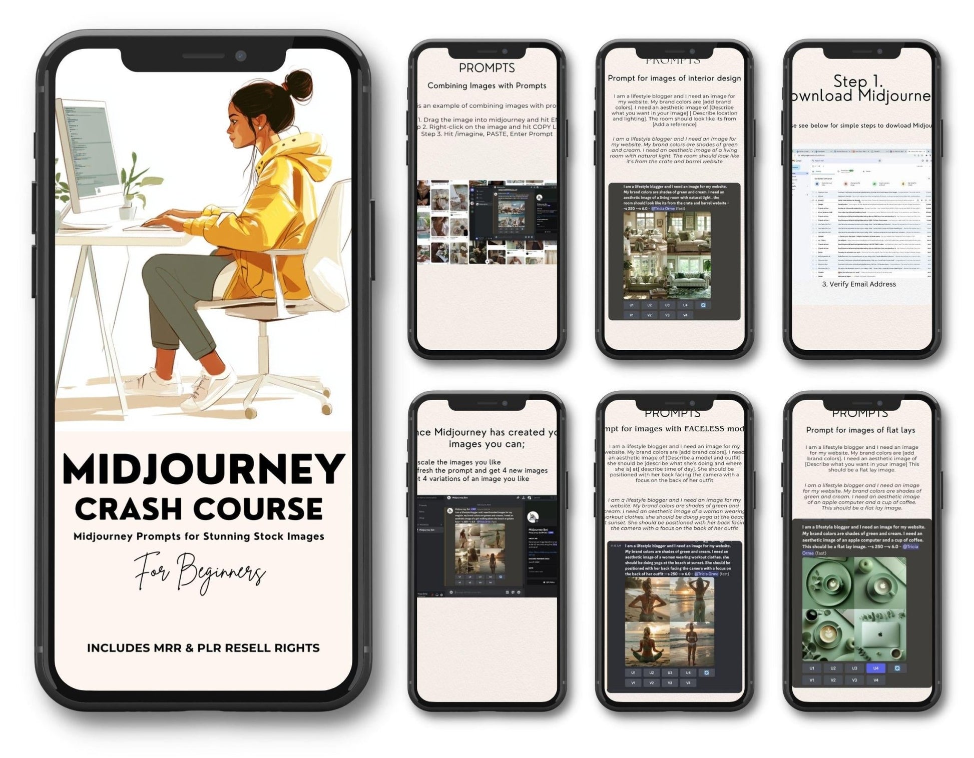 Midjourney Crash Course | Editable AI Image Guide with MRR & PLR - PLR Courses to Resell - Boundless PLR