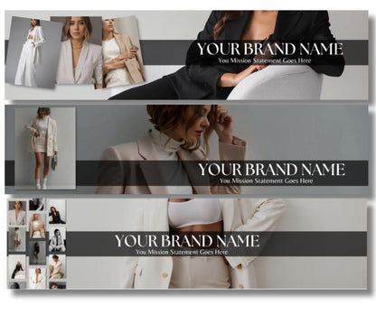 Customizable Etsy Shop Branding Banners | Editable Canva Templates with MRR & PLR Resell Rights - Boundless PLR