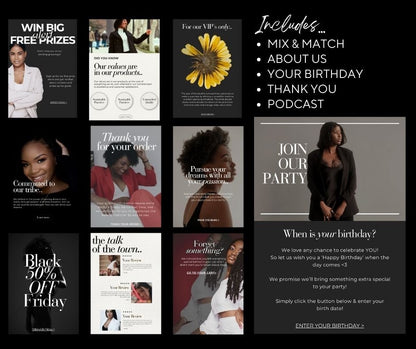 30 Done-for-You Email Templates | Canva Editable | MRR & PLR Resell Rights - MRR Marketing - Boundless PLR