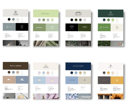 Canva Brand Board Template Kit, Logo, Color Palette, Font Pairing (MRR PLR, 3 Bonuses)